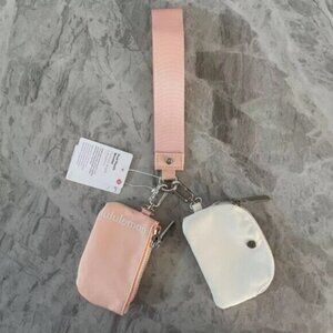 Brand new with tags Lululemon dual pouch keychain